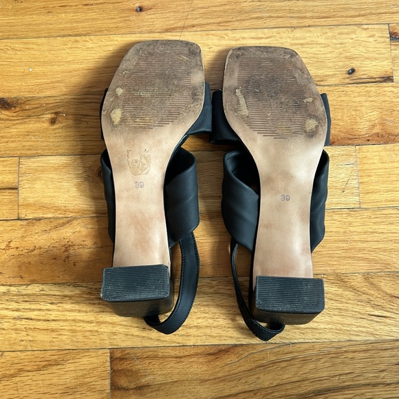 Black slingback sandal - Picture 2 of 4